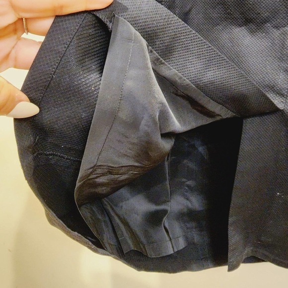 Talbots Women's Black Cotton Plus Size Midi Dress Fitted Size 12w - Picture 11 of 12